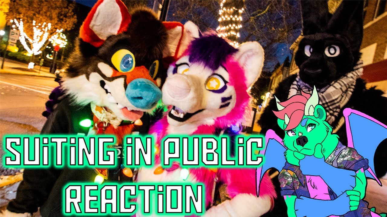 First Time FurSuiting in Public Reaction