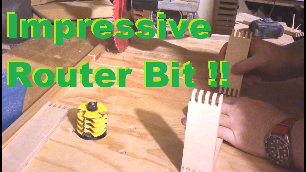 Box Joints on Giant Router Bit (Caveman Tool Test)