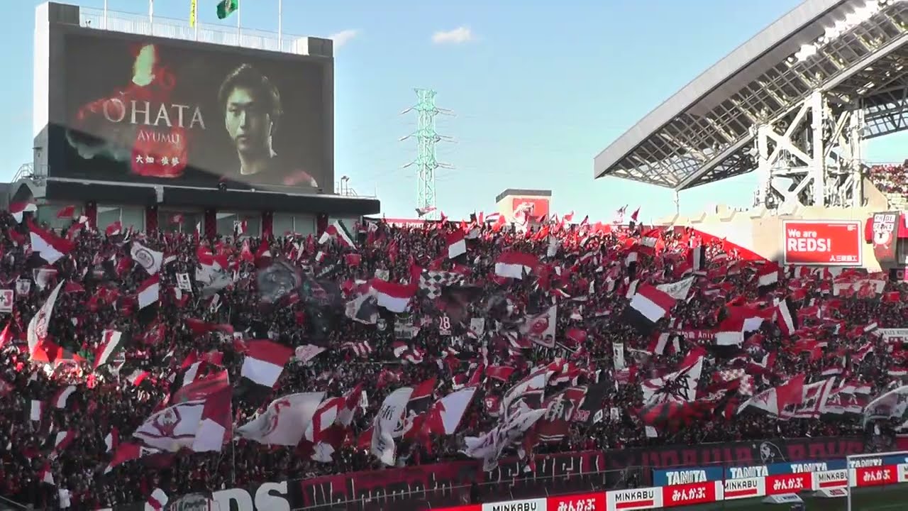 新しくなった躍動感のある選手紹介！ 浦和レッズ vs 東京ヴェルディ 2024年3月3日 Jリーグ