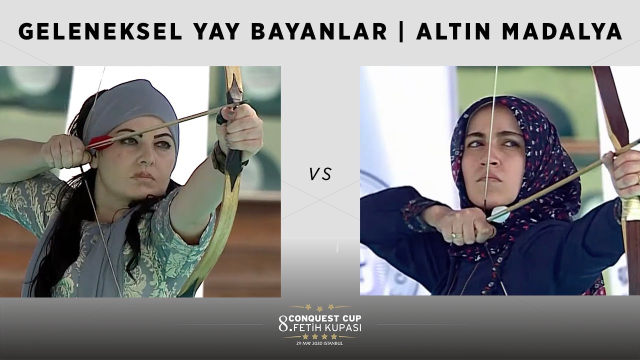 #İlkSporMüsabakası 8. Fetih Kupası Geleneksel Yay Bayanlar | Ahu vs Habibe | Altın Madalya