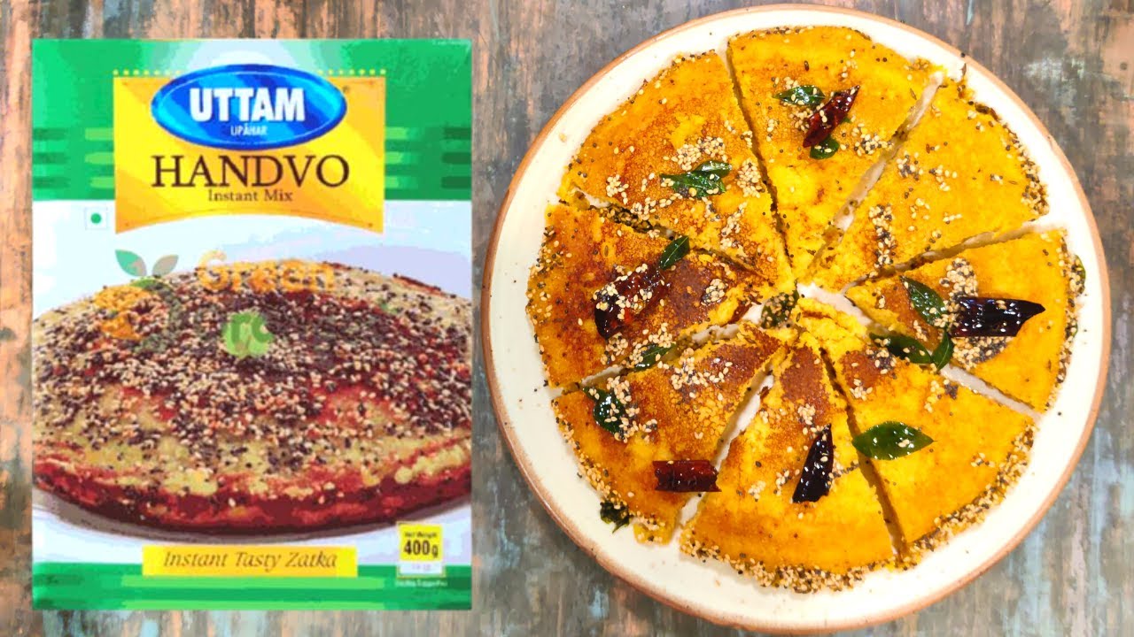 Uttam Handvo Mix Recipe in Hindi | उत्तम हांडवो मिक्स पैकेट से बनाये टेस्टी गुजराती हांडवो | #handvo