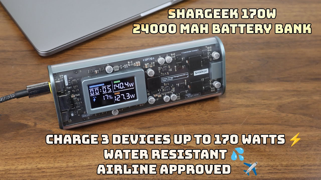 Sharge SharGeek 170 Watt Battery Bank : THIS IS A MUST HAVE!