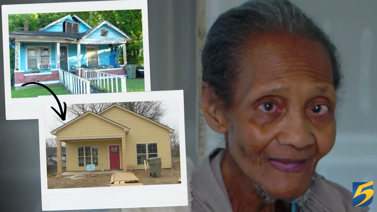 New home built entirely through donations almost complete for Memphis woman previously living in...