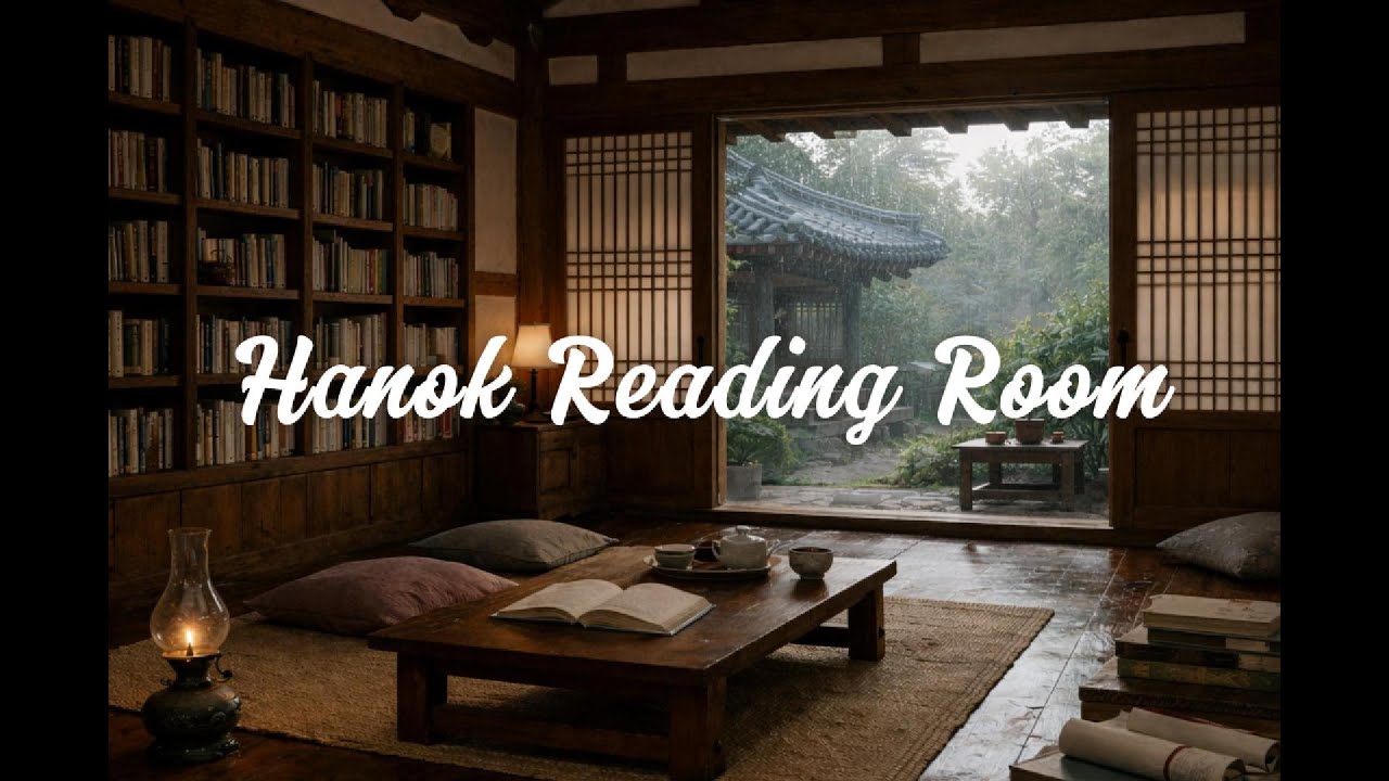 Quiet Reading Music in a Korean Hanok| Deep Focus • No Vocals • Silent Study