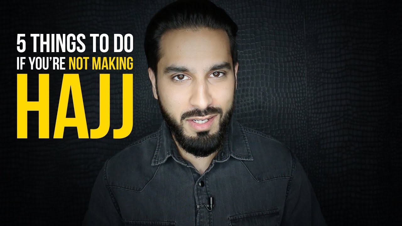 5 Things You Can Do If You're NOT Making Hajj