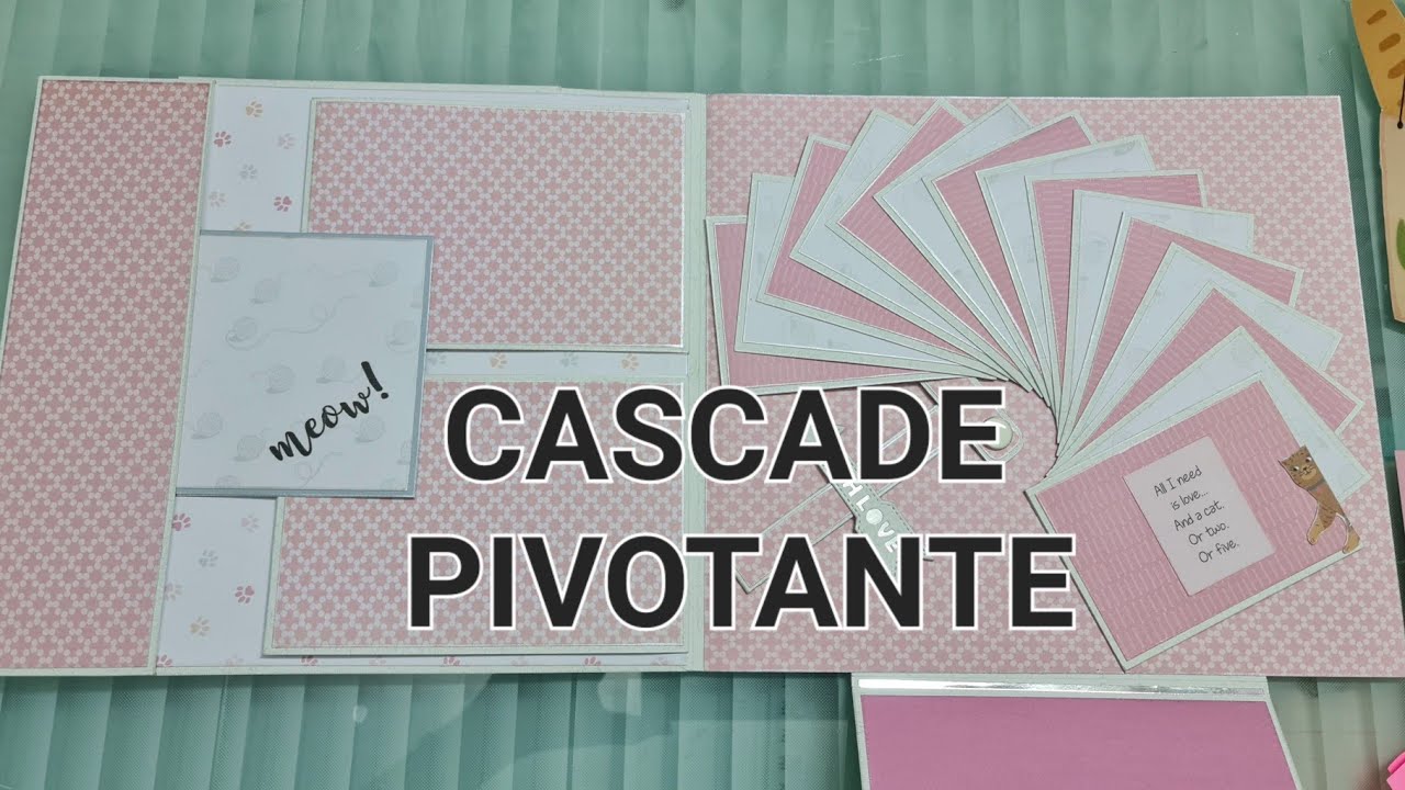 Cascade pivotante. SCRAPBOOKING.