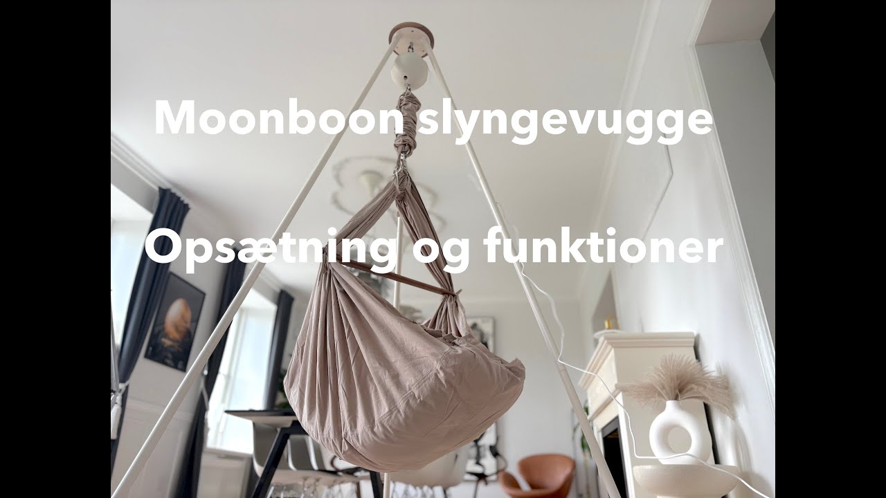 Moonboon slyngevugge med original motor og stativ