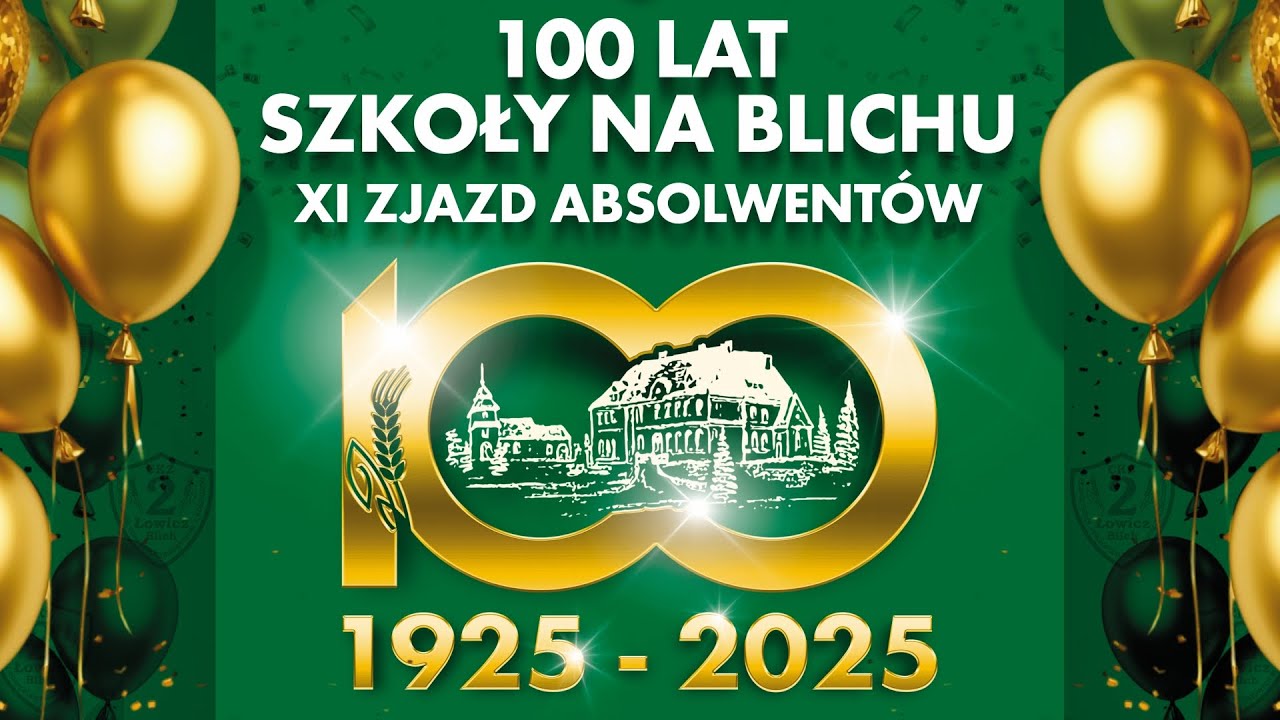 Bal absolwentów na 100 lecie szkoły.