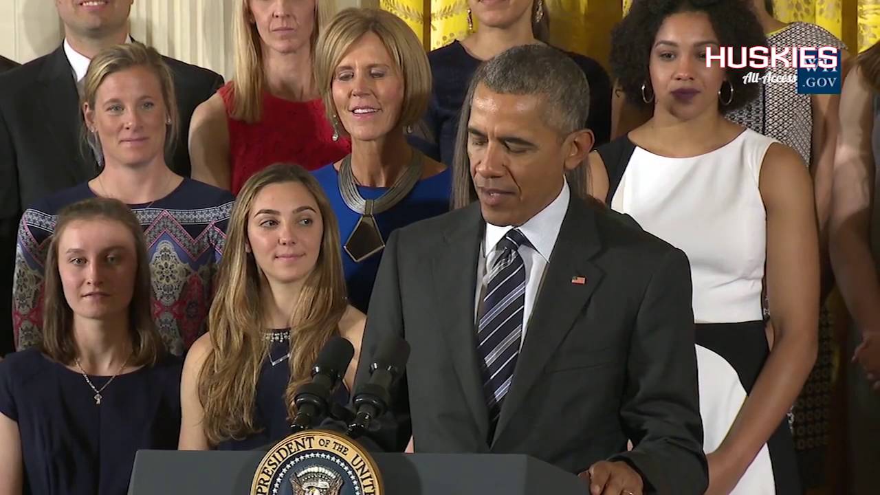 UConn Women's Basketball Visits the White House 2016