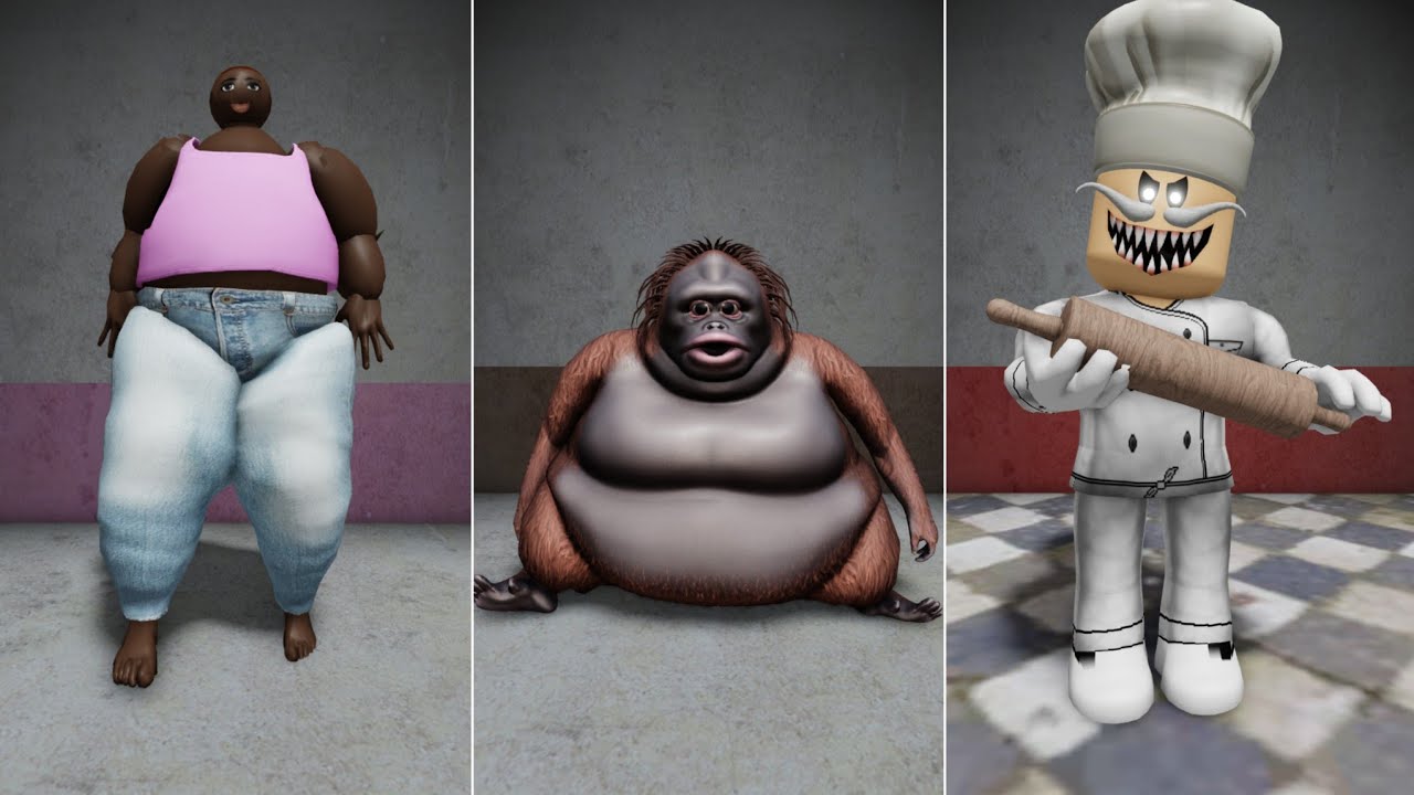 RUN FROM LOVELY PEACHES, RUN FROM UH OH STINKY, RUN FROM PAPA PIZZA ROBLOX OBBY