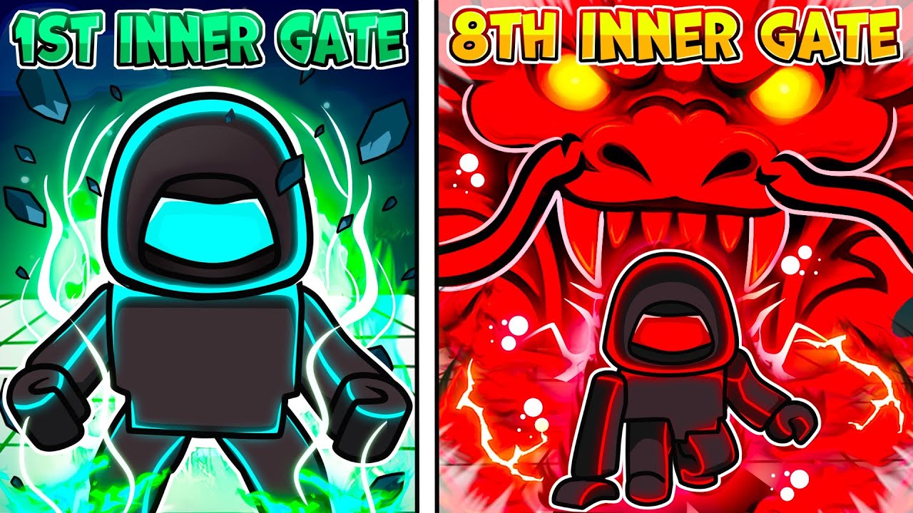 Открытие восьми внутренних врат в Roblox Ninja Time