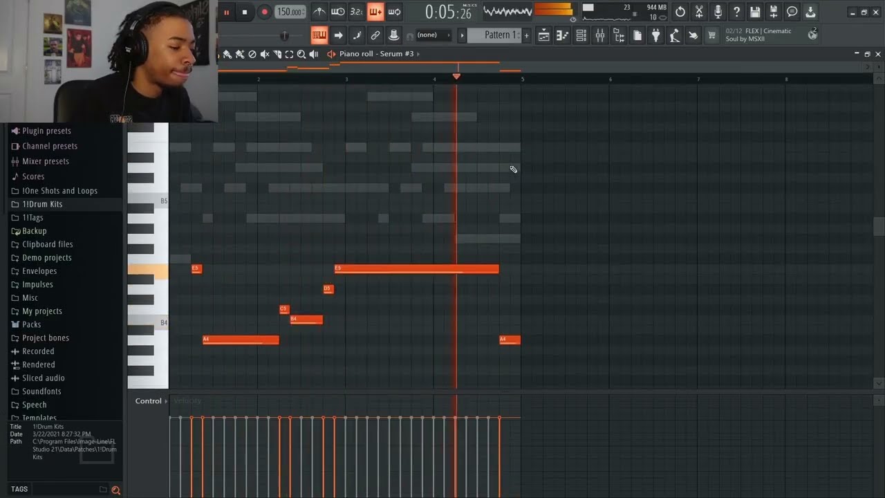 making a beat for bear1boss in fl studio