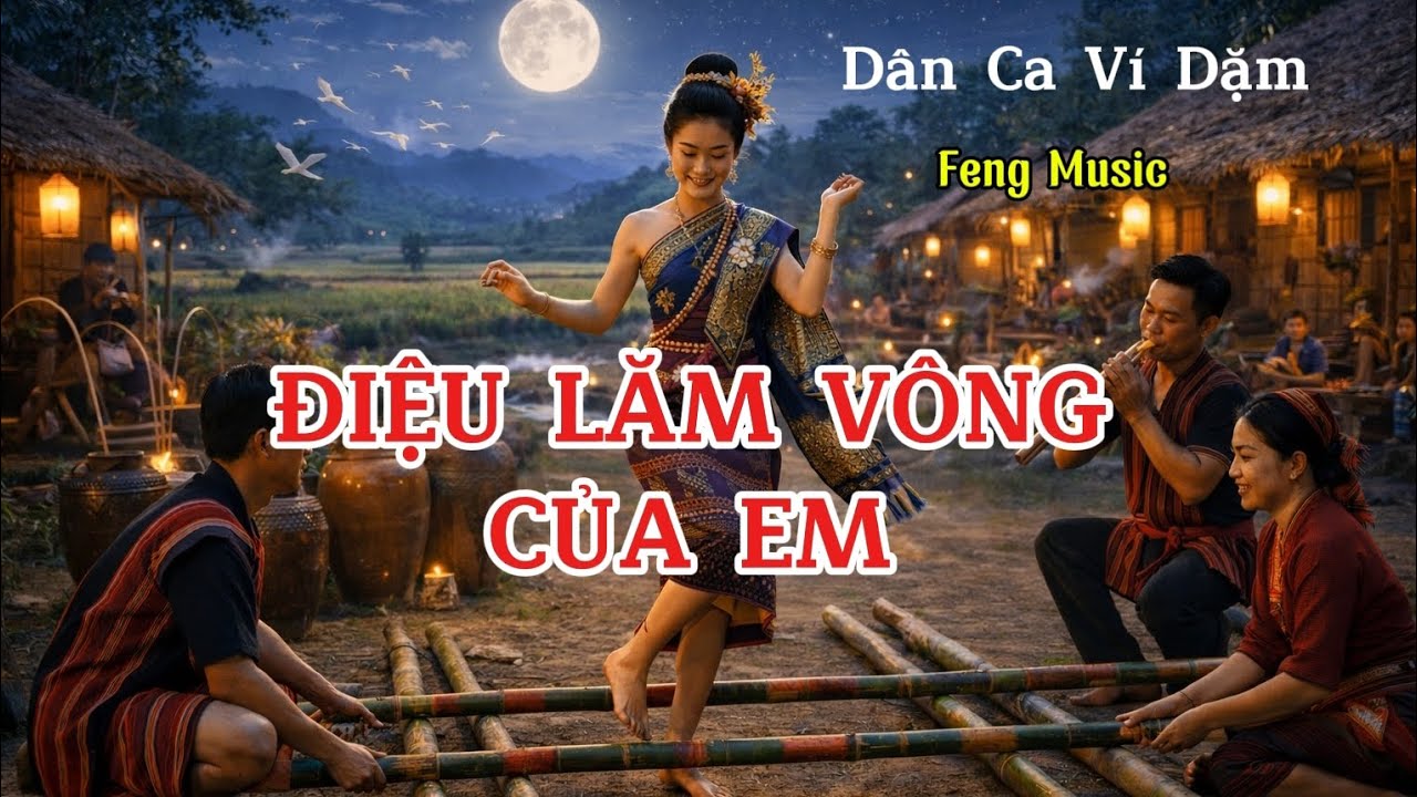 ĐIỆU LĂM VÔNG CỦA EM - Dân Ca Ví Dặm | Feng Music & Suno AI 