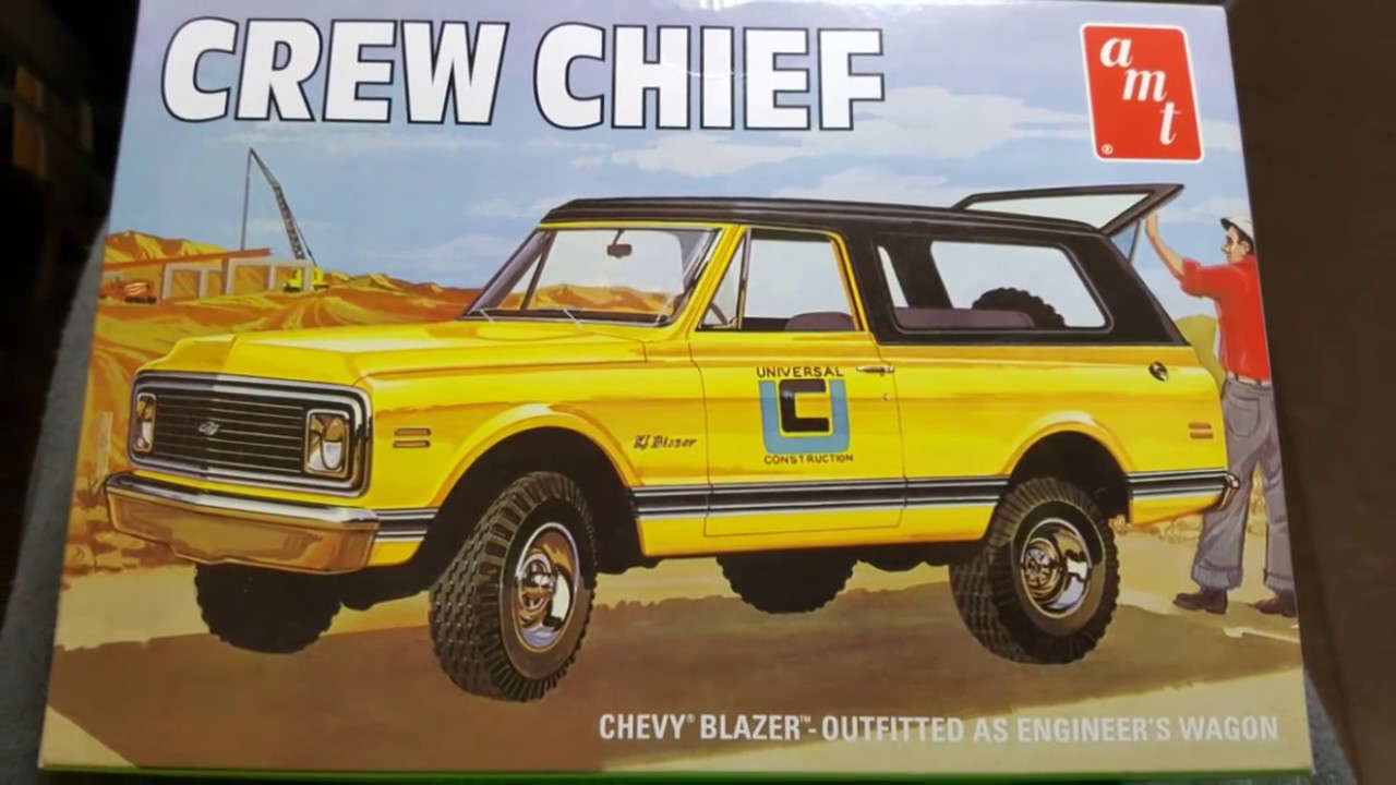 AMT 72 Chevy Blazer crew chief completed.
