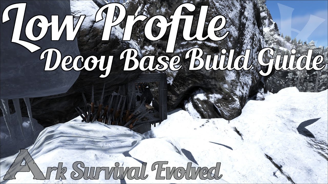 Low Profile Raided Decoy PVP Base | Build Guide | Ark: Survival Evolved
