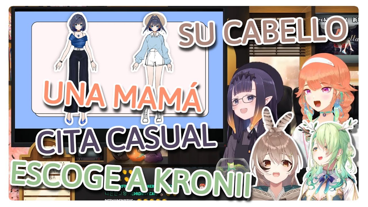 Mumei no puede decidir que tipo de Kronii prefiere [HololiveEN] [Sub Español]