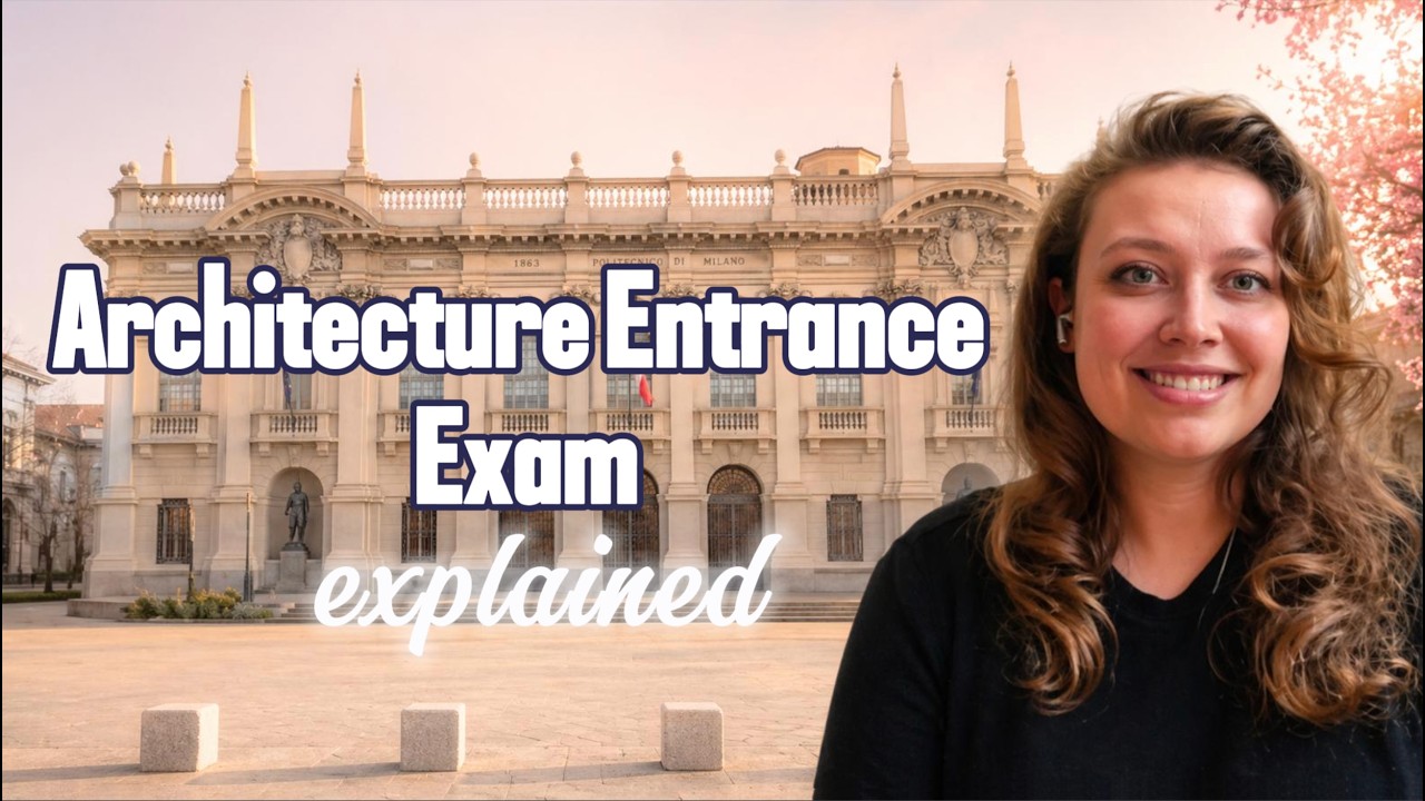 How to PASS the Italy Architecture Entrance Exam (Arched & TIL-A)