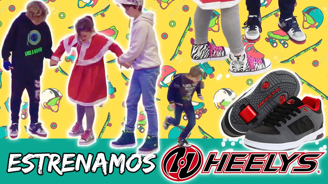 Estrenando HEELYS * The Crazy Haacks SOBRE RUEDAS!