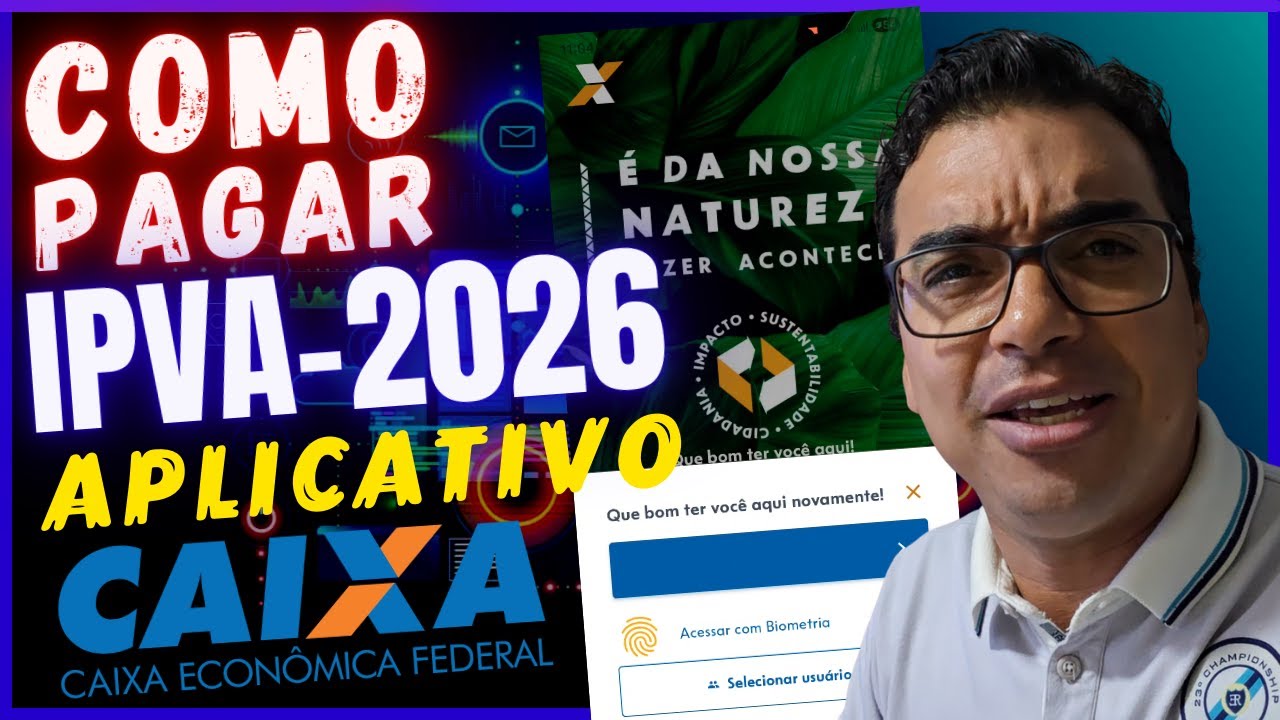 PAGAR IPVA 2026 SP APLICATIVO CAIXA ECONOMICA FEDERAL