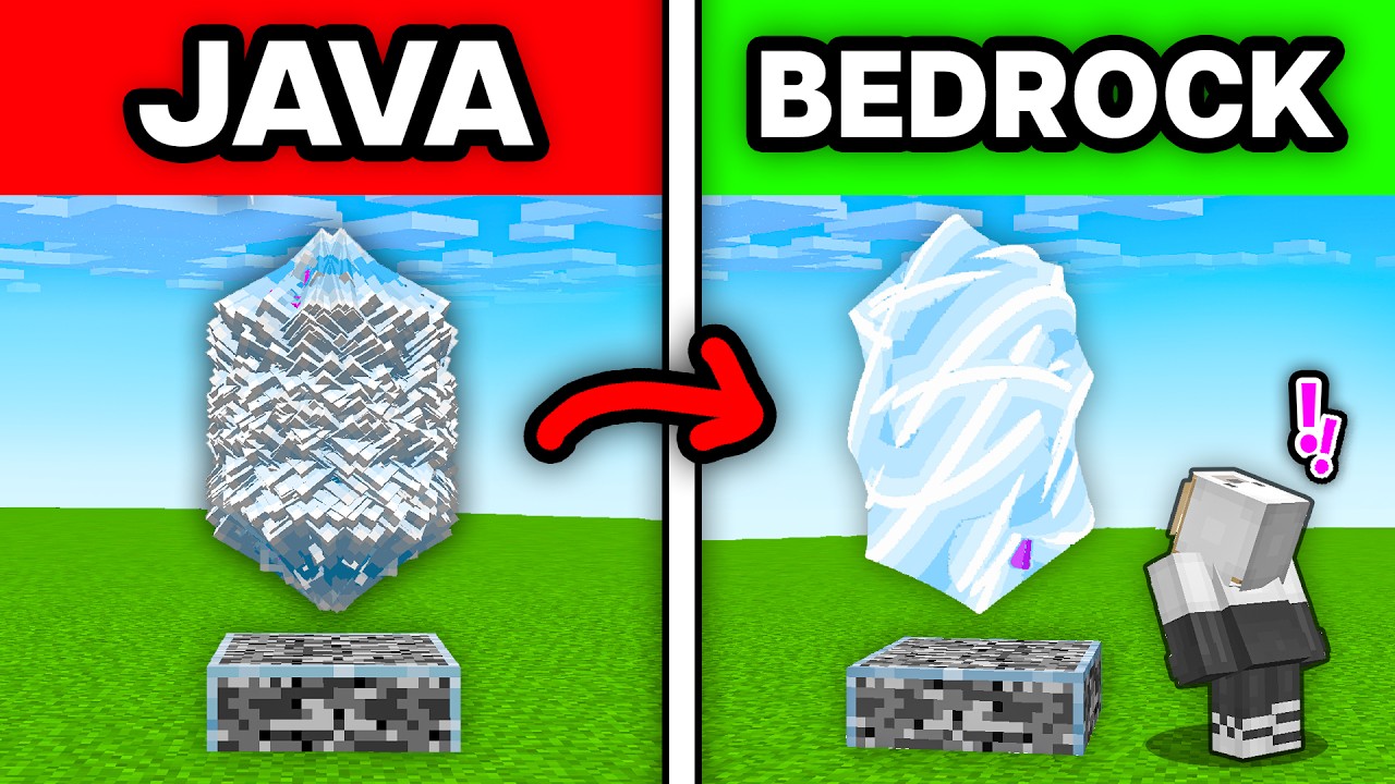 J'ai Bris&eacute; 24 MYTHES de Minecraft Java VS Bedrock !