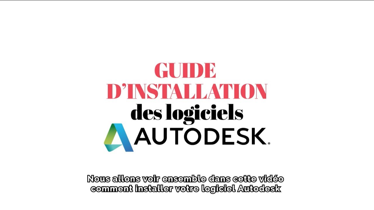 Tuto installation logiciel Autodesk