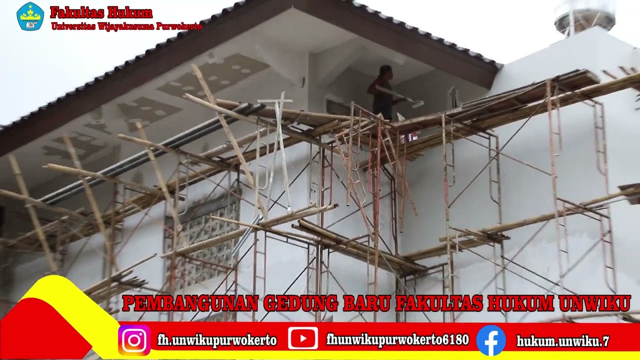 proses pembangunan gedung baru fakultas hukum unwiku