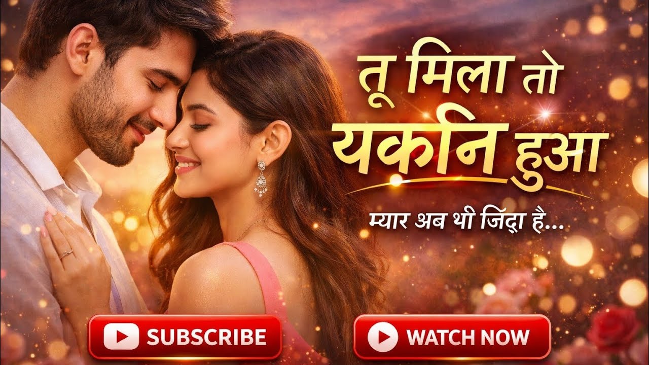 तू मिला तो यक़ीन हुआ 💕 | Soulful Romantic Song | Love Feeling Song