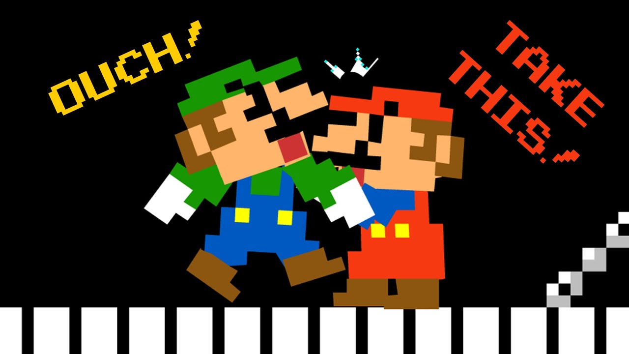 Mario makes Luigi SUPER ANGRY