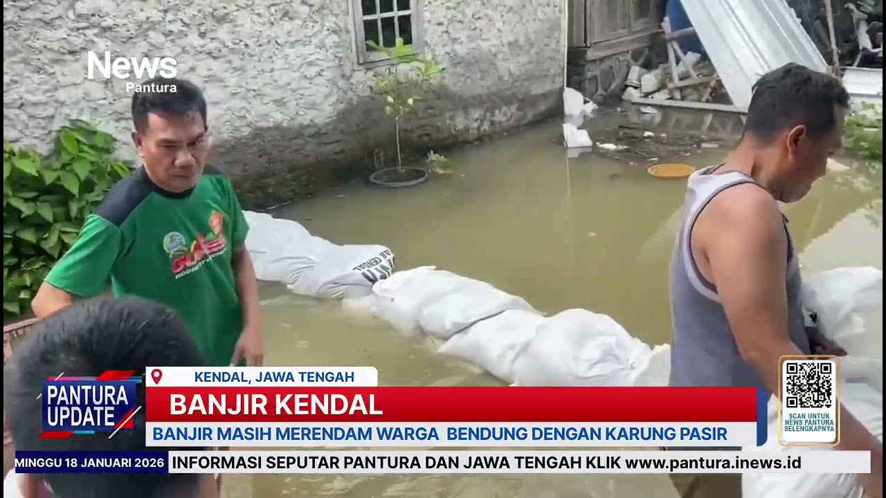 Banjir Kendal masih tinggi rendam pemukiman dan area pertanian