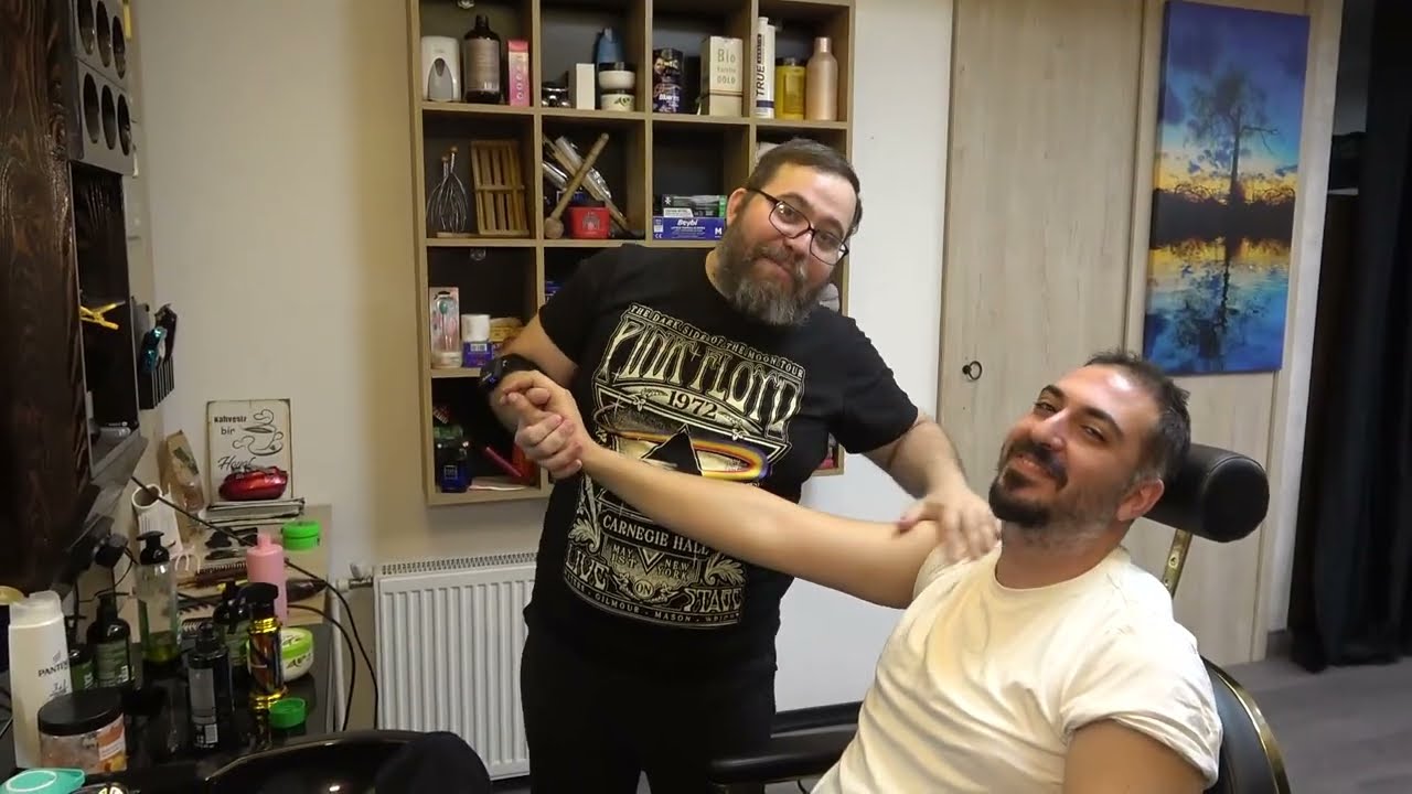 ARE YOU READY TO BE WITH LUNATIC BARBER??? ASMR Head Massage Face Massage Body Massage