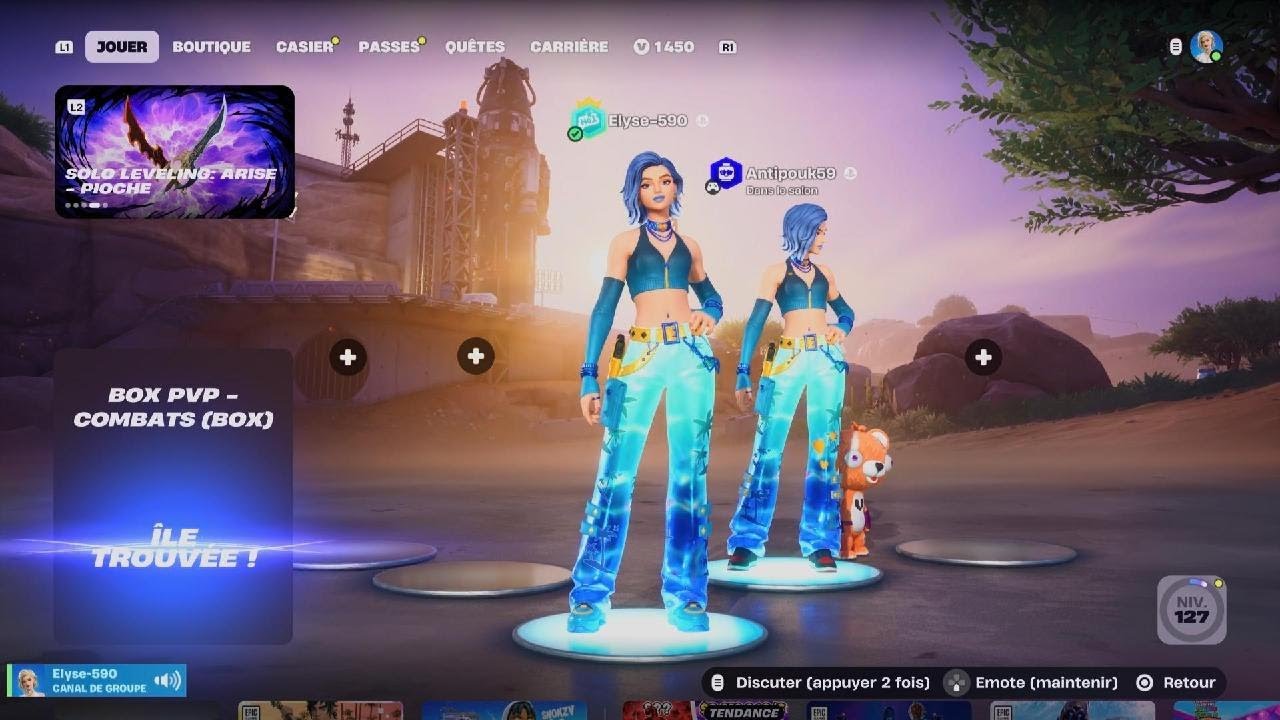 On teste les map fornite abonner  vous svp