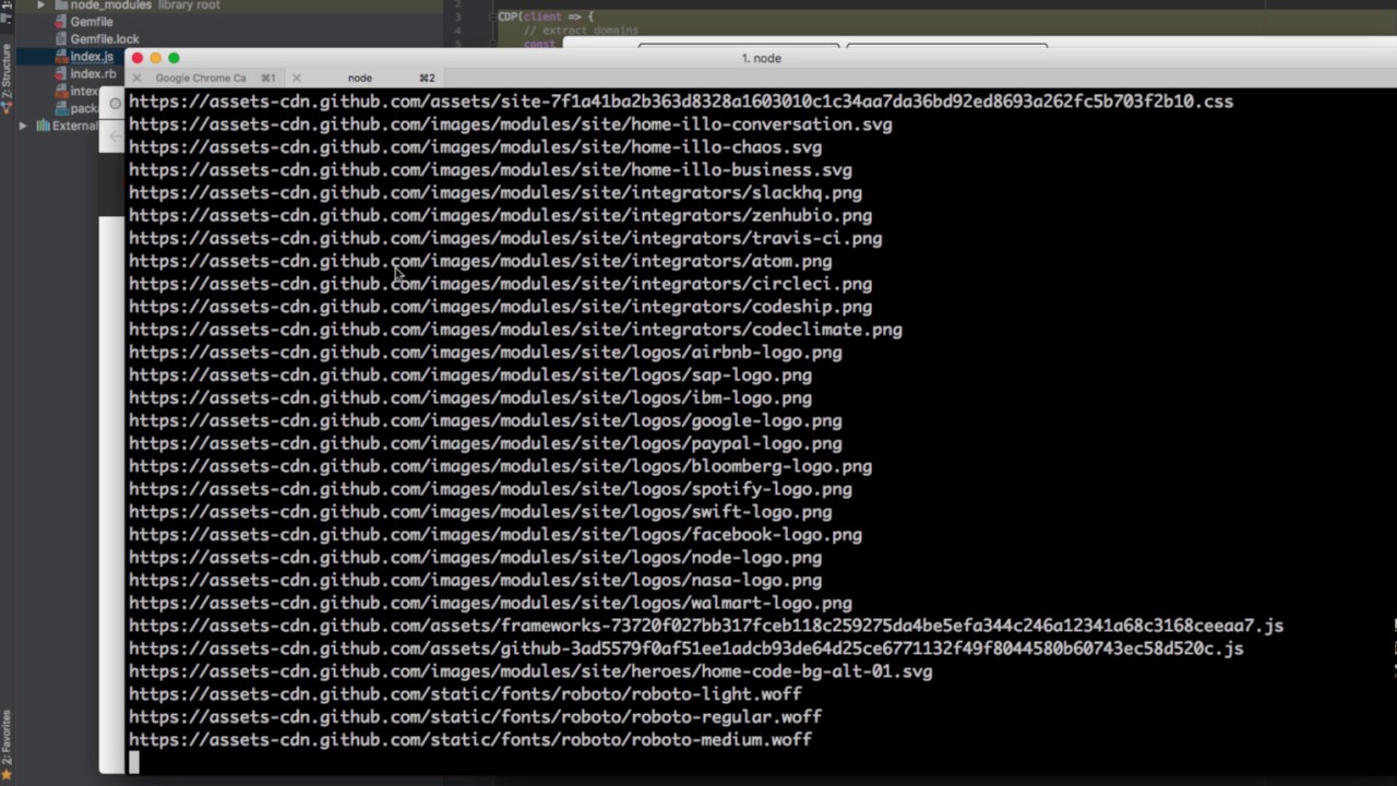 testing headless chrome