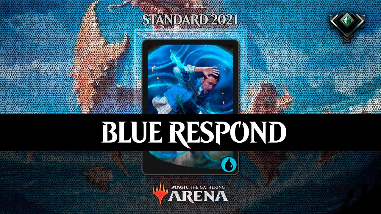 Bo1 - MONO BLUE. Platinum Rank | Standard 2021 | MTG Arena