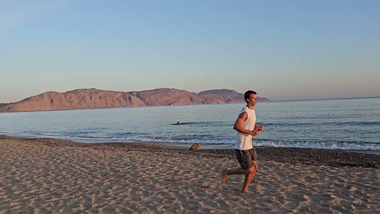 Kréta Görögország Kavros Beach 4K
