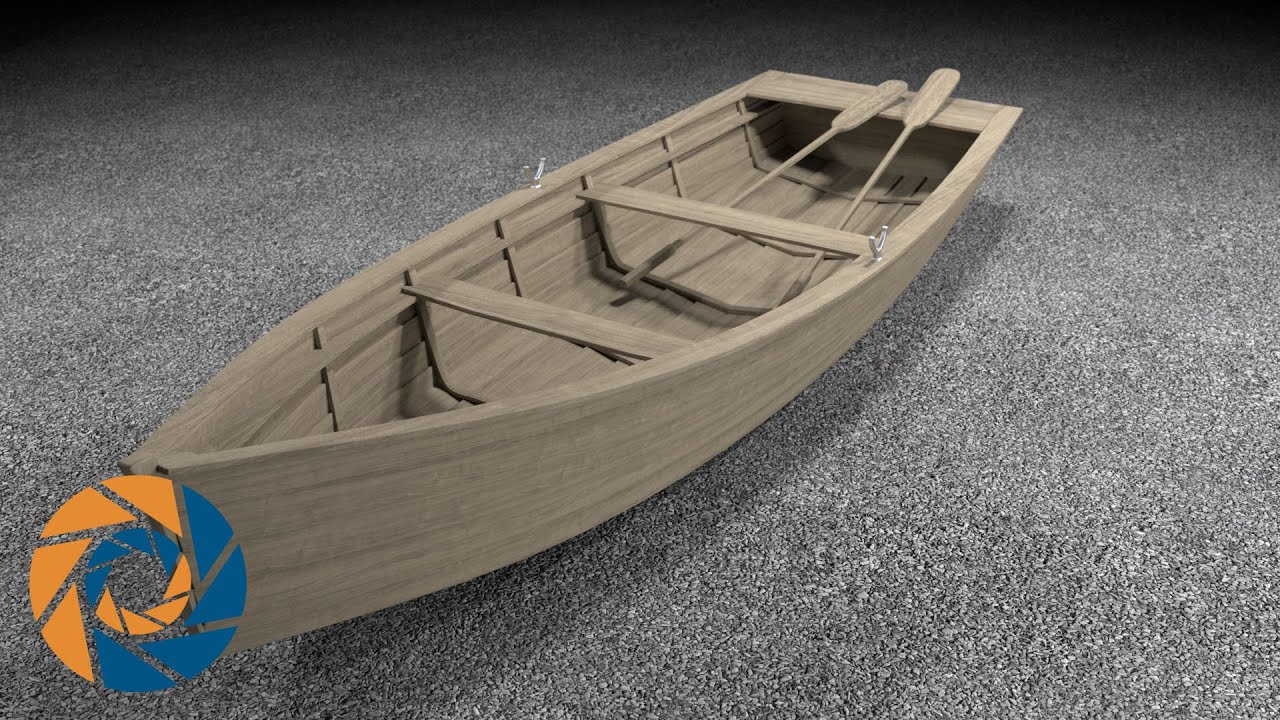 How to create a row boat in Blender