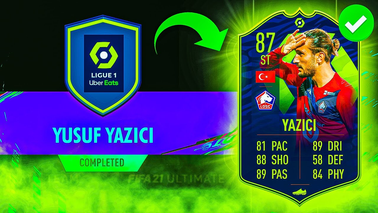 87 'POTM' YAZICI SBC CHEAPEST SOLUTION - #FIFA21 87 Yusuf Yazici Ligue 1 POTM SBC Cheapest Way