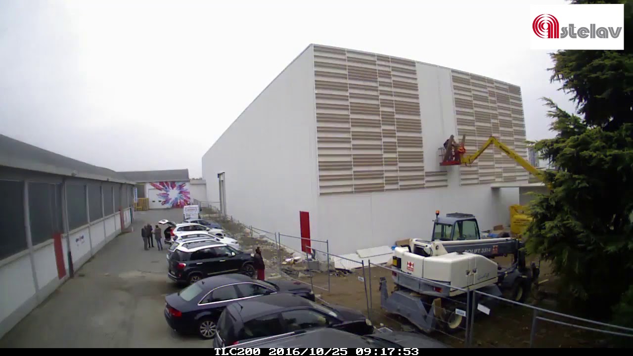 ASTELAV - New warehouse construction timelapse