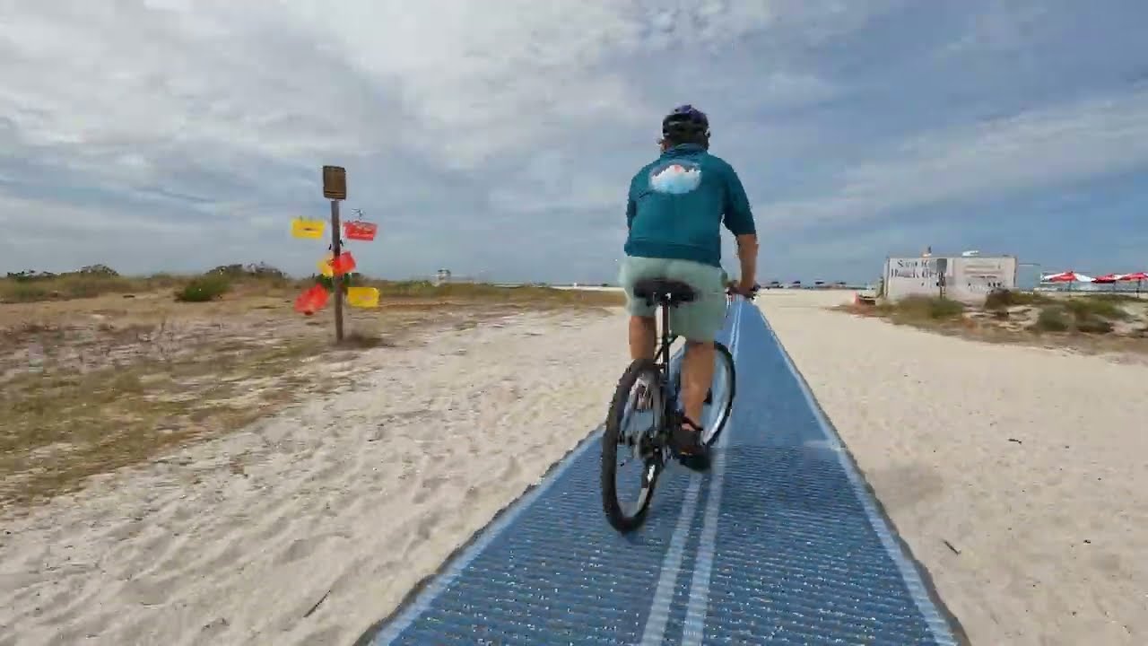 Biking in Clearwater Beach Timelapse