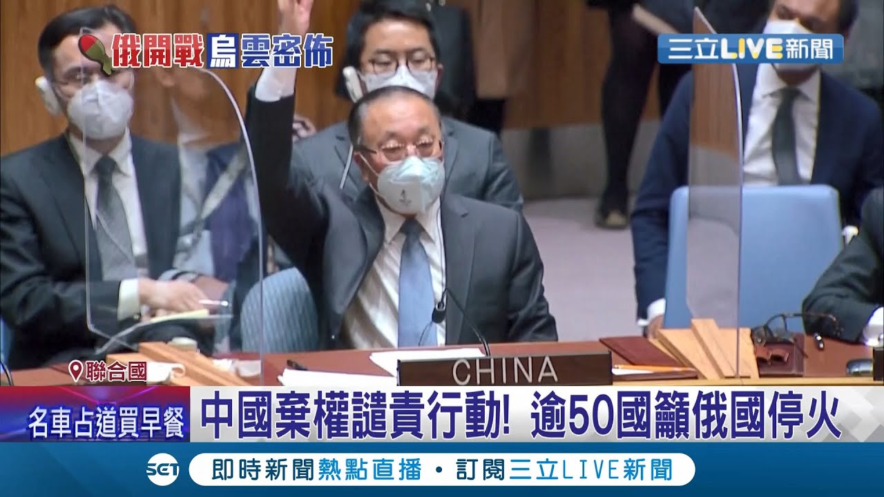 不敢表態? 聯合國安理會決議