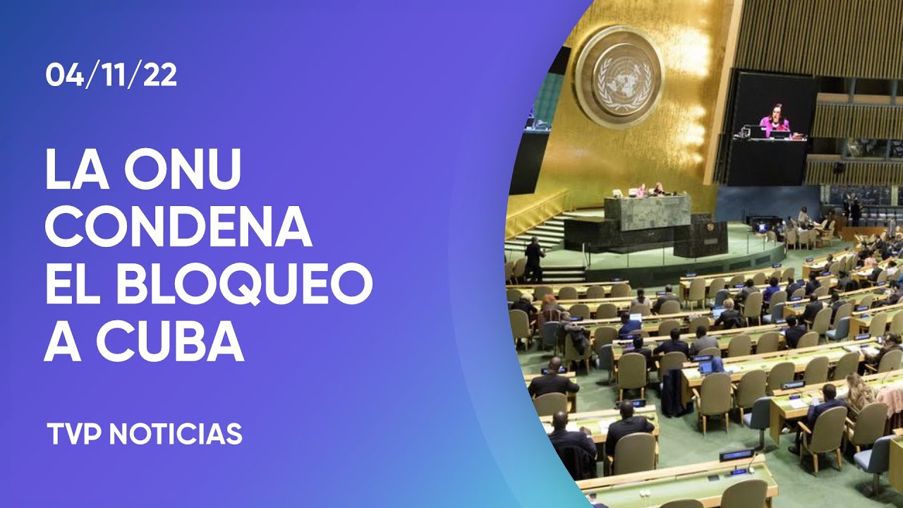 La ONU volvió a condenar el bloqueo a Cuba