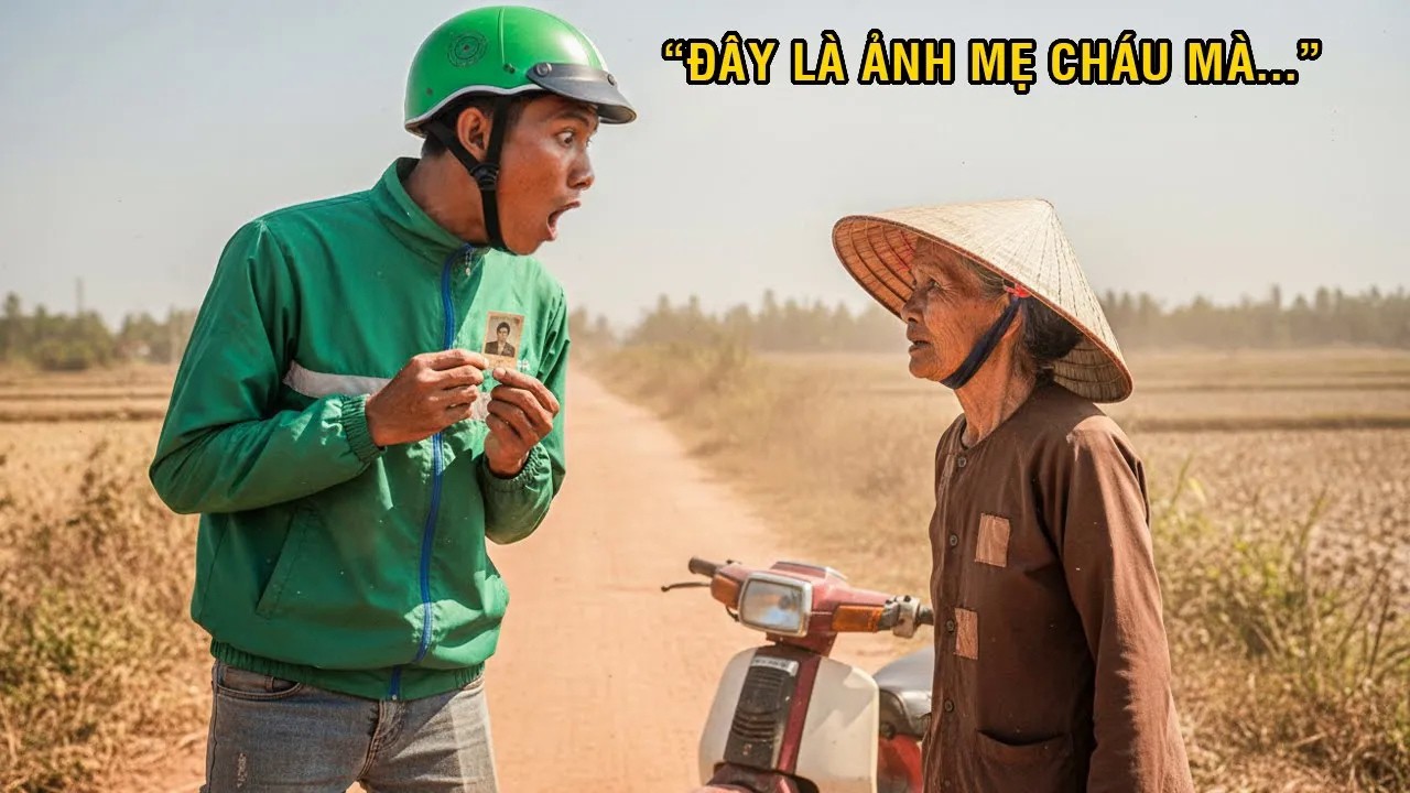 Chở Giúp Bà Cụ Ăn Về Quê Tết, Anh Xe Ôm Sốc Khi Thấy Ảnh Mẹ Trong Túi Bà, Sự Thật 26 Năm Hé Lộ