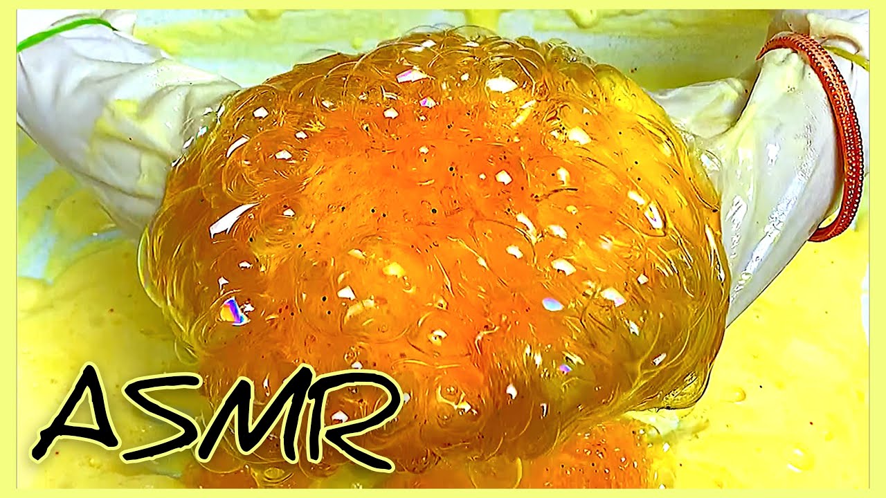 ASMR (Pril) Thick Dish Soap Sponge Squeezing | Sponge Rinsing Asmr Sleep Oddly Satisfying