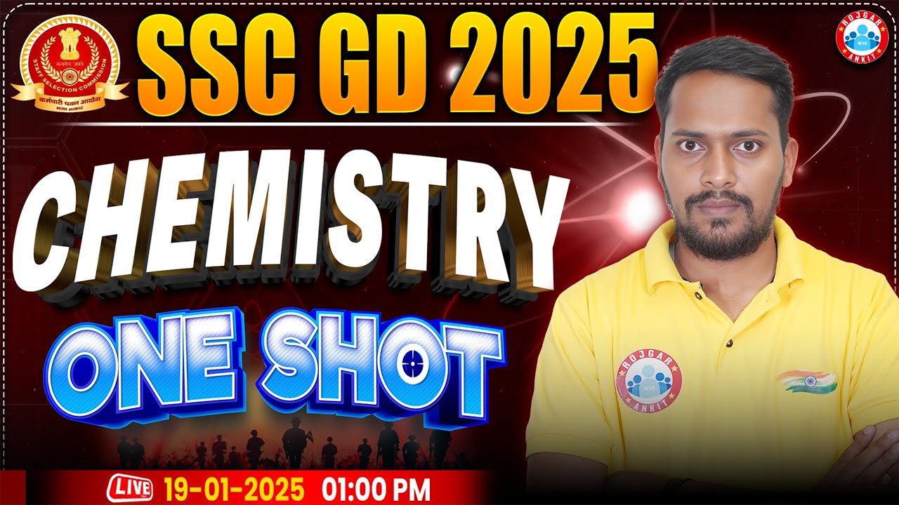 SSC GD 2025 | SSC GD Science Revision Class | Chemistry For SSC GD | Chemistry MCQs By Rahul Sir