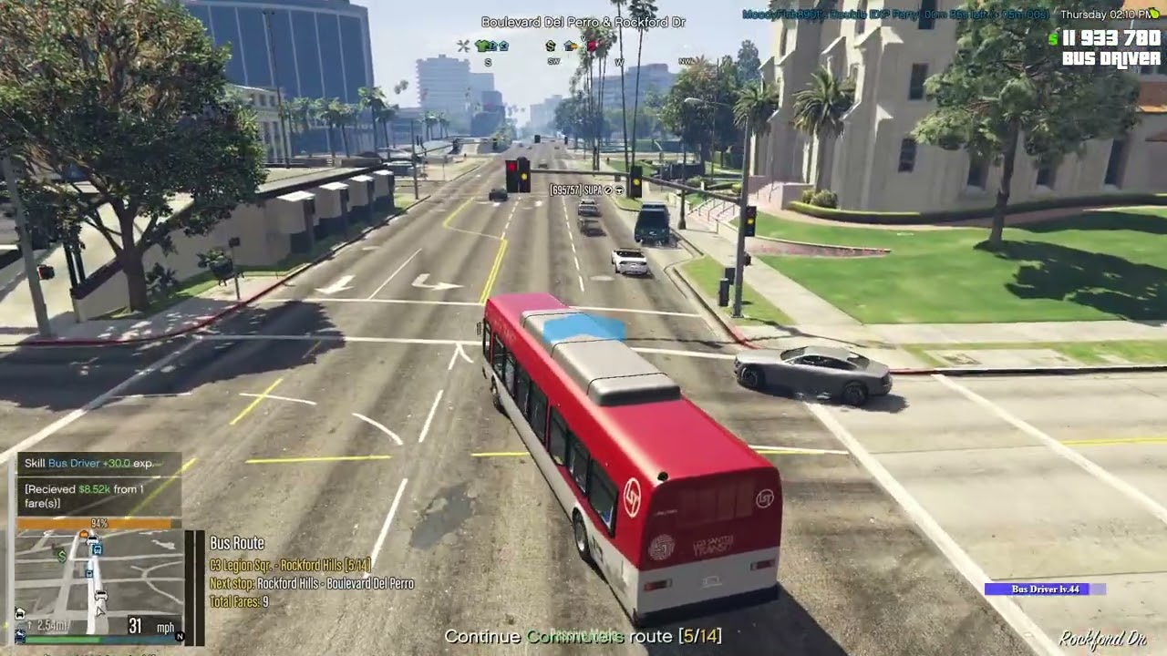 GTA FIVEM TRANSPORT TYCOON RUTA C3 DE AUTOBUZ