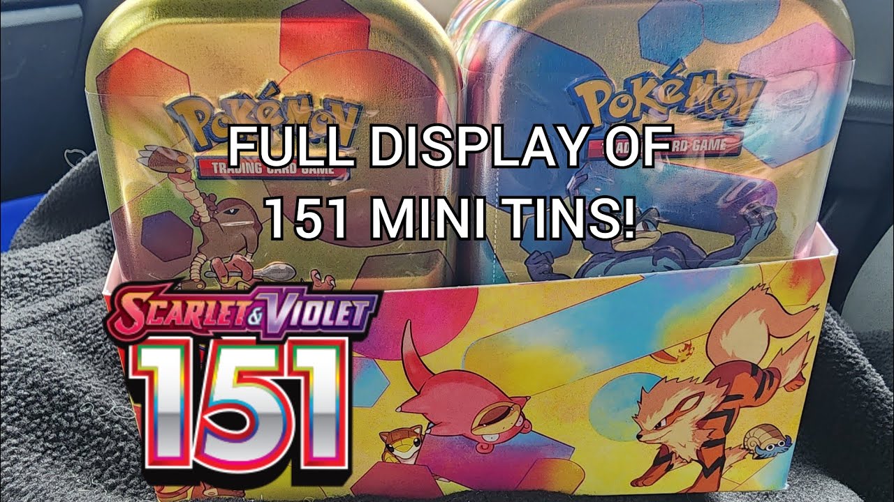151 Mini Tins Have Crazy Pulls! Full Case of Mini Tins Opened - Pokemon Cards Opening