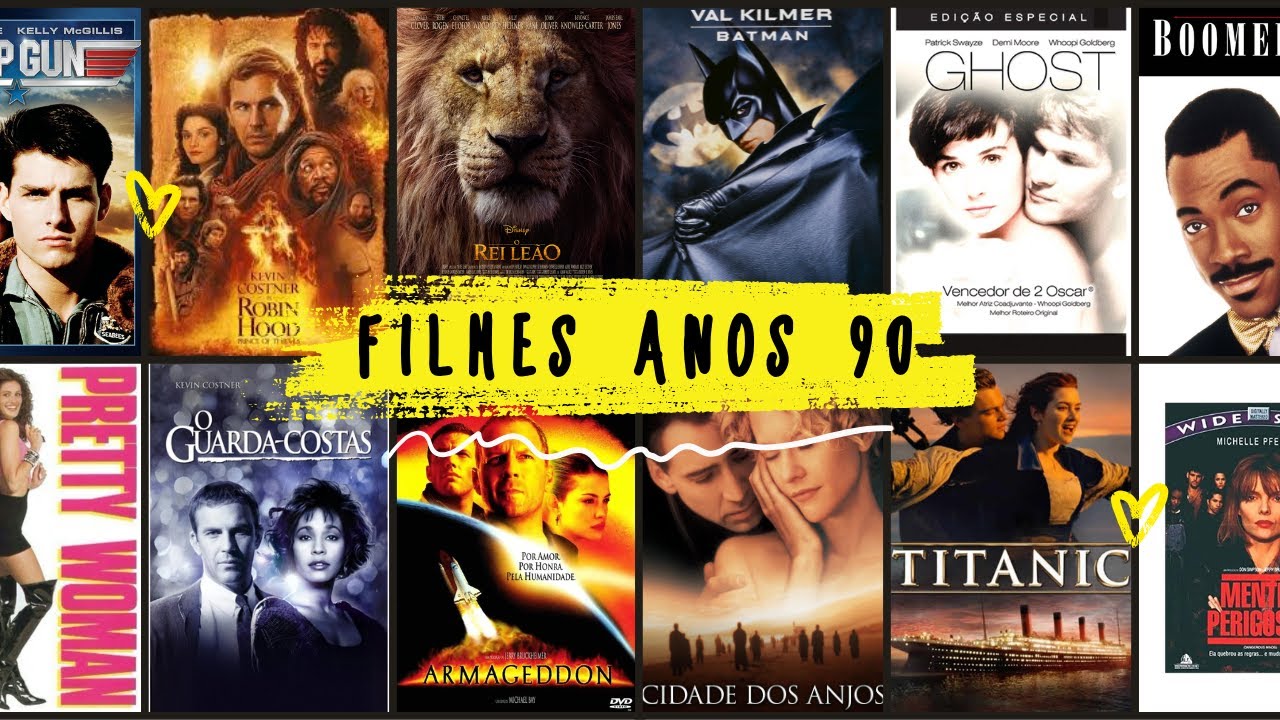 🎥 Os Maiores Sucessos do Cinema dos Anos 90 | Trilhas Sonoras Inesquecíveis ❤️🎶