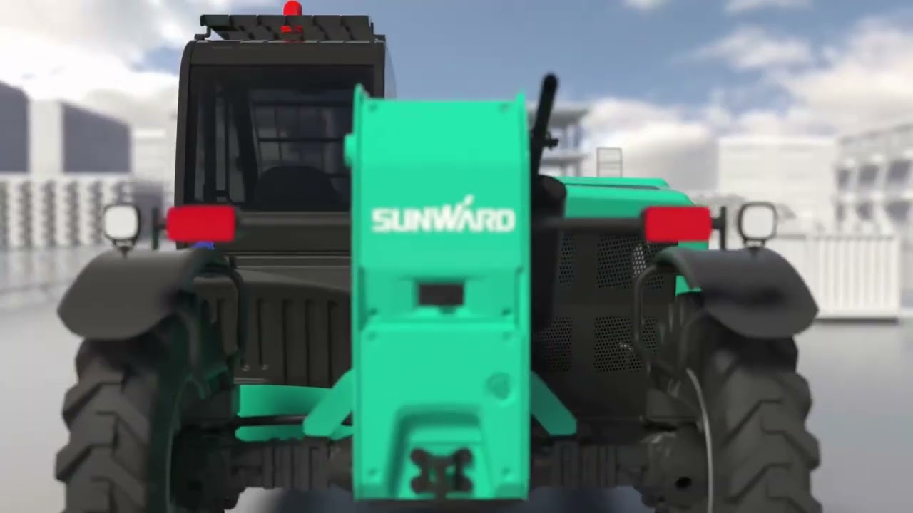 Three machines in one! 🚀 Meet the Sunward SWTH3507 Telescopic Handler – the ultimate all-rounder.