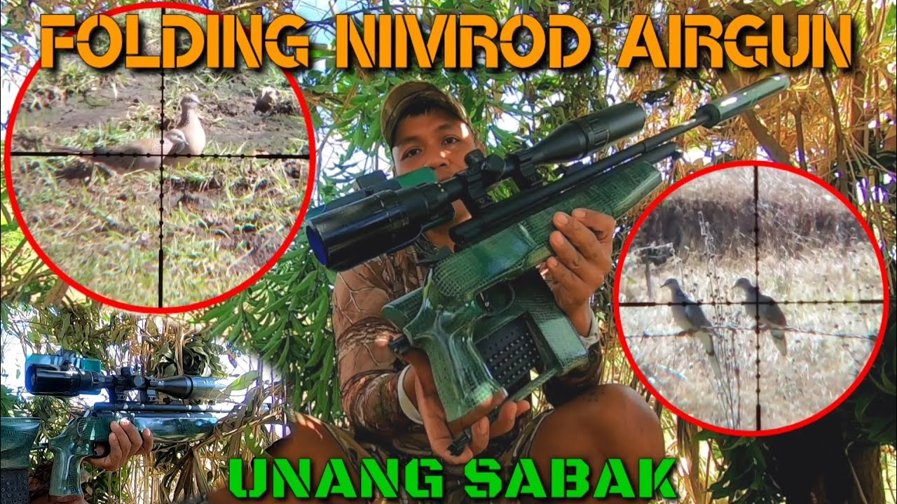 NiMRoD AirGun na naka-FoLDiNG nakarami sa inuman... #airgunhunting