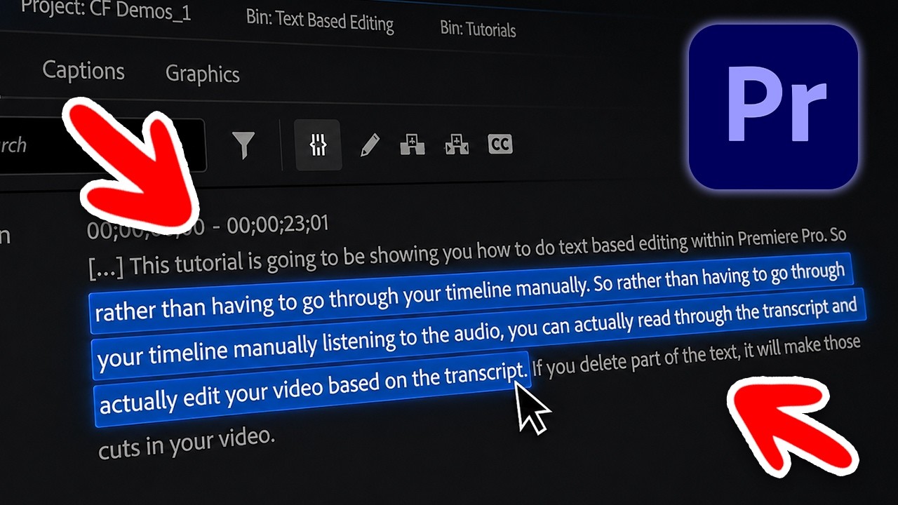 Как легко редактировать текст в Premiere Pro
