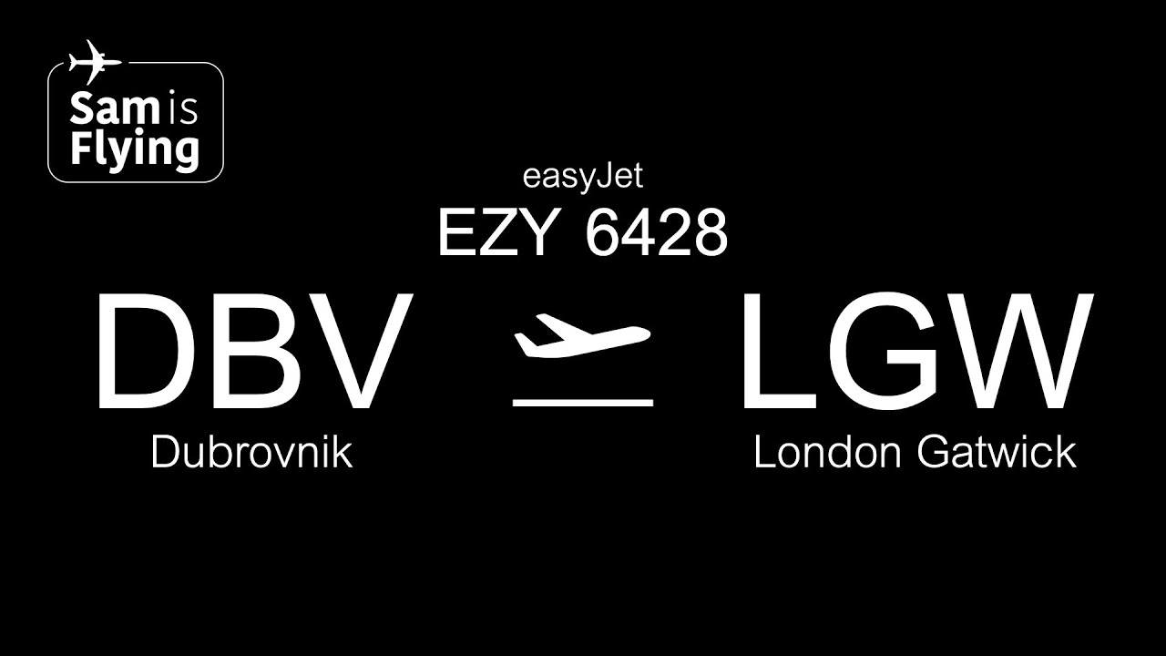 easyJet Airbus A320-214 | EZY6428 | Dubrovnik to London Gatwick | *FULL FLIGHT*